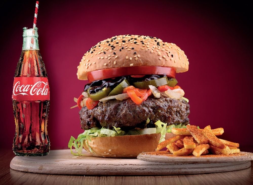 Barbeque Burger Menü